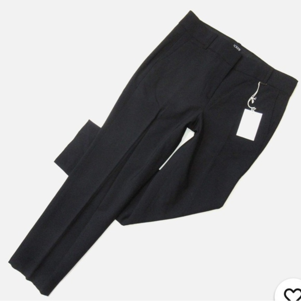 Cameron Slim Crop Pant in Italian stretch wool blend